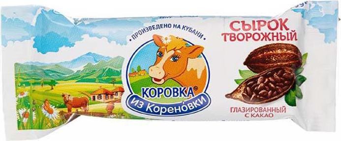 Сырок глаз. Коровка из Кореновки Какао 40 г