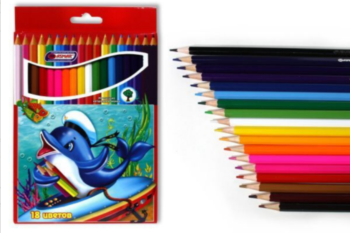 Цветные карандаши Казмир 18 цв.