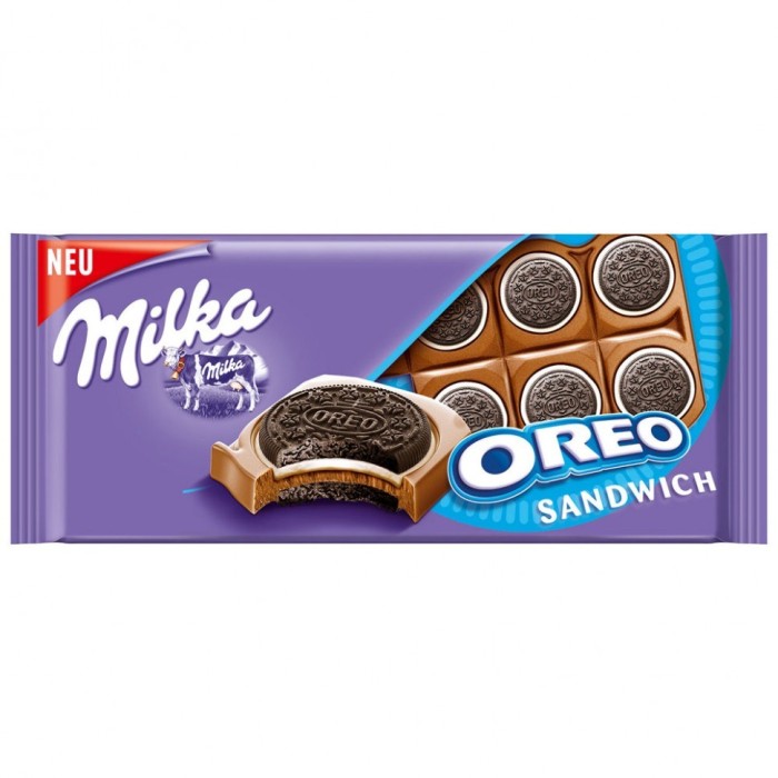 Милка шок. плитка ОРЕО sandwich 92 г