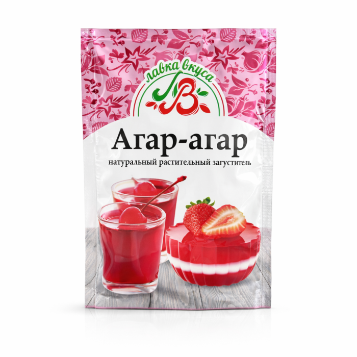 Натуральный растительный загуститель Агар-агар Лавка вкуса 10 г
