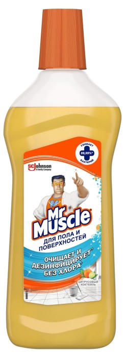 Mister Muscle для пола Цитрусовый коктейль 500 мл