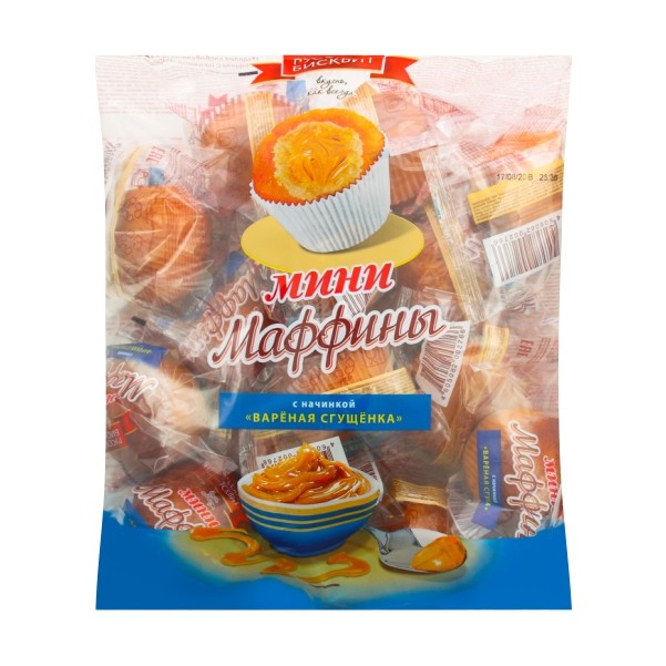 Мини маффины с начинкой вар.сугещнка 465 г