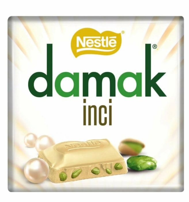 Nestle белый шоколад с фисташками 60 г