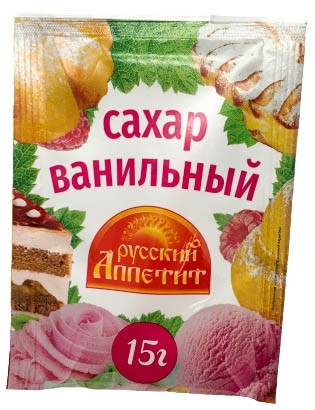 Сахар ванильный русс. аппетит 15 г.