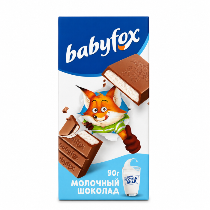Шоколад молочный Baby Fox 90 г