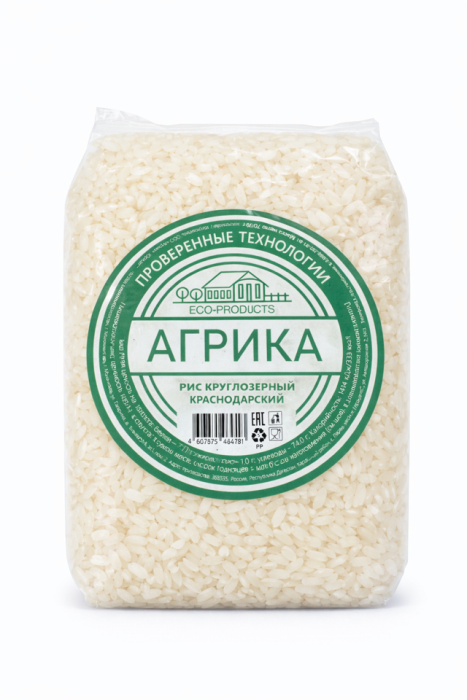 Рис круглозерный Краснодарский Агрика 1000 г