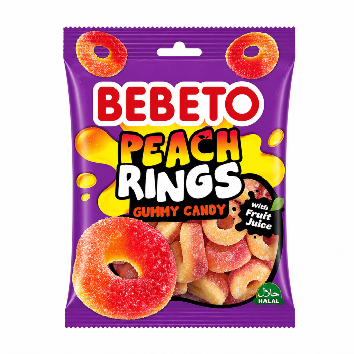 Мармелад Бебето Peach Rings 70 г