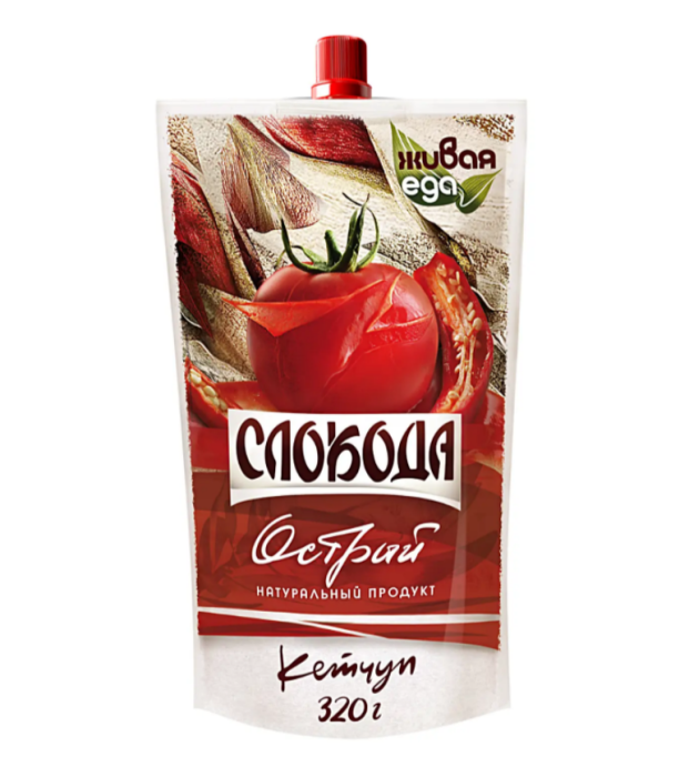 Слобода Кетчуп Острый 320 г.