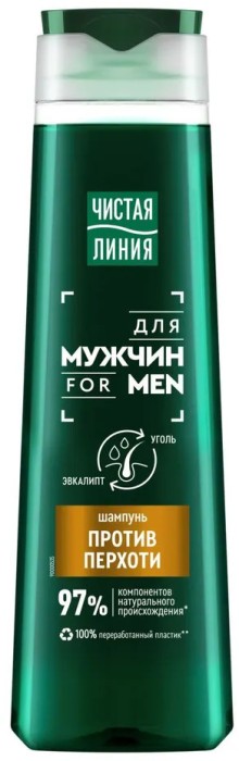 Шампунь Чистая линия For Men против перхоти 400 мл.