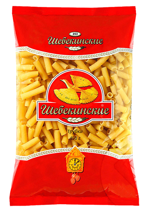 Макароны  Шебекино Трубки №353  450 г.