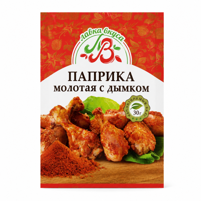 Паприка молотая с дымком Лавка Вкуса 30 г.