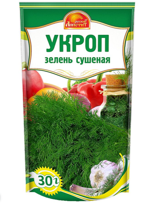 Приправа Укроп сушенный Русский аппетит 30 г.