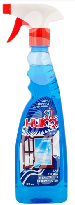 Средство для стекол и блестящих поверхностей Hulco 500 мл
