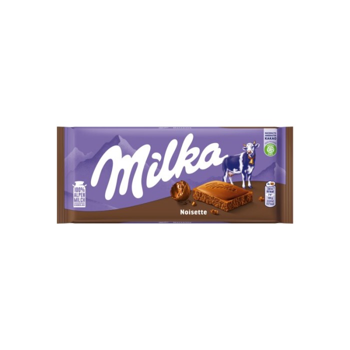 Милка шок. плитка нуссет 100 г