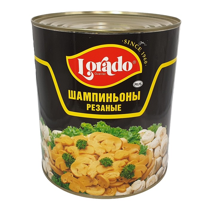 Шампиньоны резаные Lorado 3100 мл