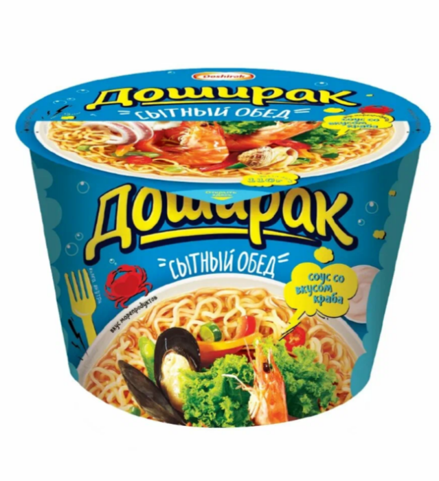Лапша Доширак со вкусом краба 110 г