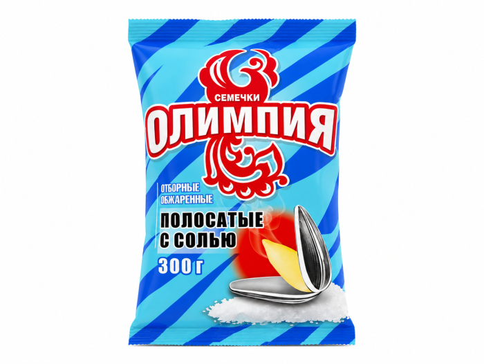 Семечки Олимпия полосатые с солью 300 г