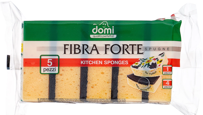 Губки кухонные Fibra Forte 5 шт