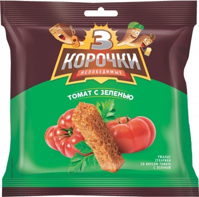 3 корочки 40 г.