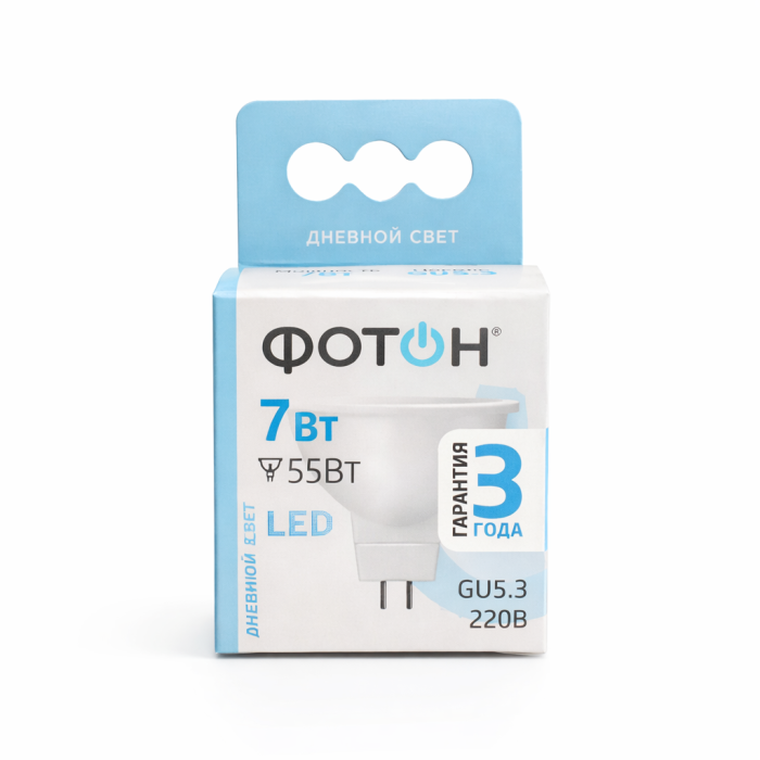 Фотон лампа светодиодная MR16 7W 4000K