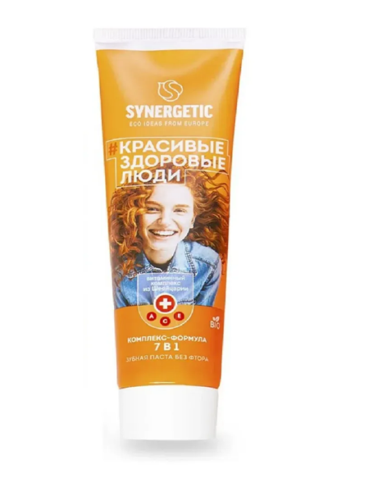 Synergetic Зубная паста комплекс-формула 7 в 1 Манго-мята 100 г