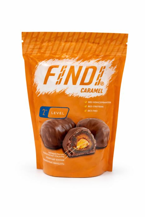 Финики в карамельной глазури с миндалем Findi 150 г