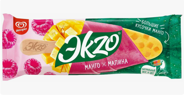 Мороженое Экзо Манго малина 70 г.