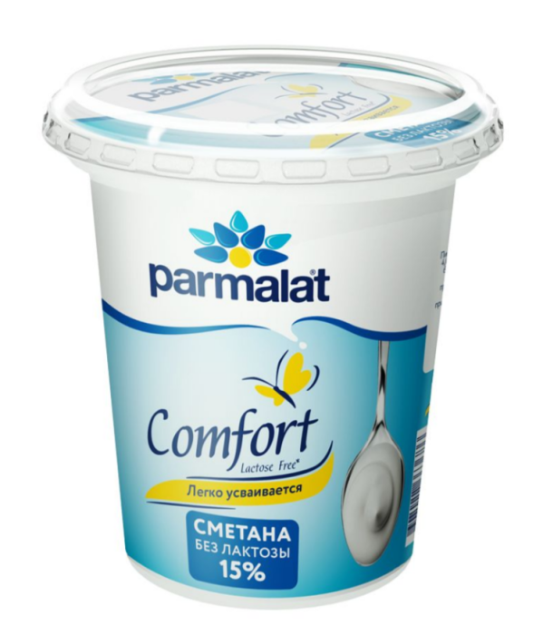 Сметана безлактозная Parmalat 15% 300 г