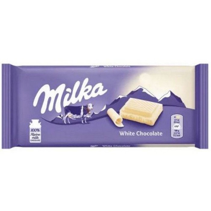 Шоколад Milka белый 100 г.