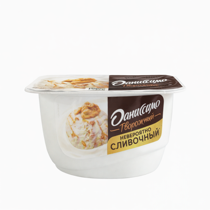 Даниссимо творожный Мороженое грец.орех карамель 130 г.