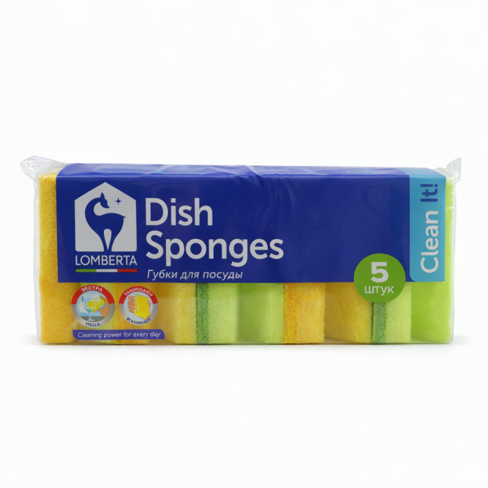 Lomberta Губки кухонные профилированные 5 шт