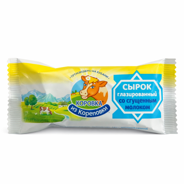 Сырок глаз. Коровка из Кореновки со сгущенным-молоком 40 г