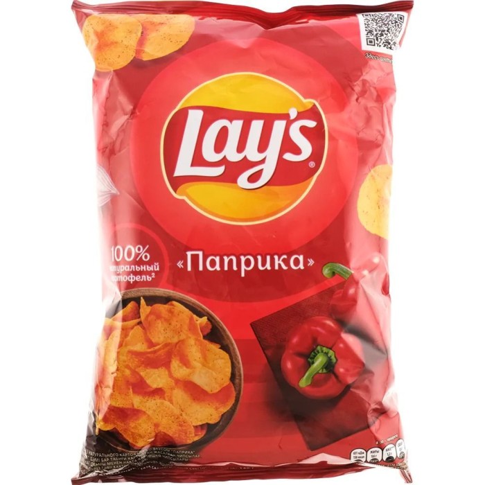 Чипсы Lays паприка 140 г