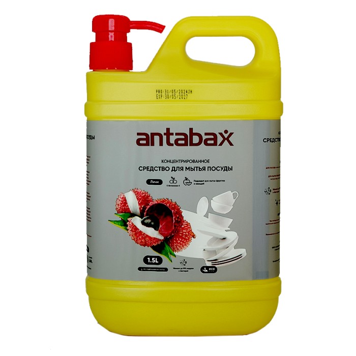 Antabax средство для мытья посуды Личи 1,5 л