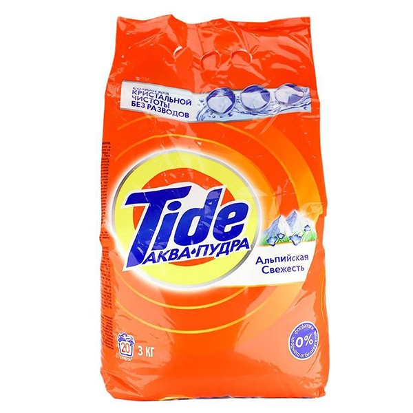 ПорошокTide белый 3 кг