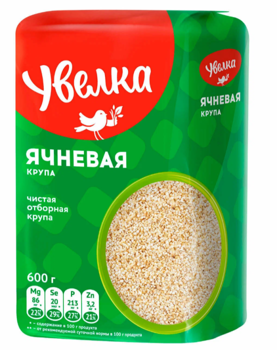 Крупа Ячневая Увелка 600 г. 