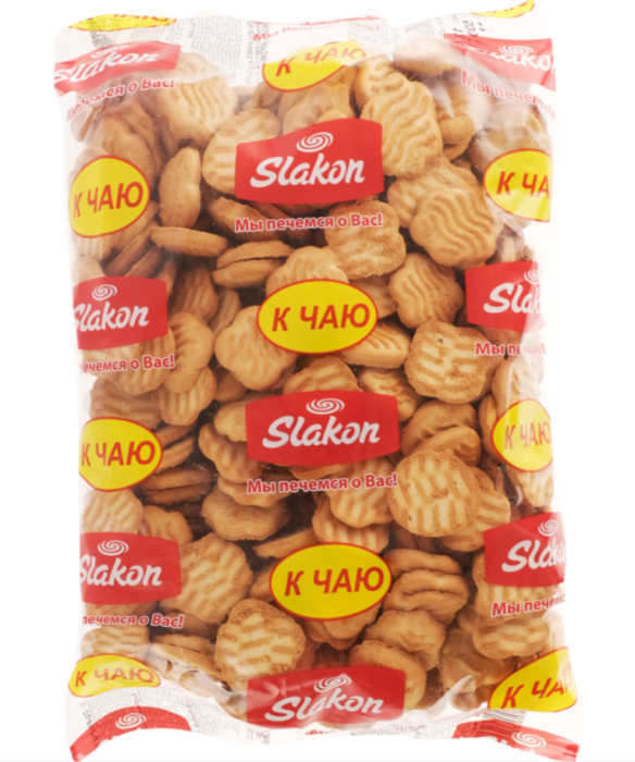Печенье к чаю сахарное Слакон 500 г