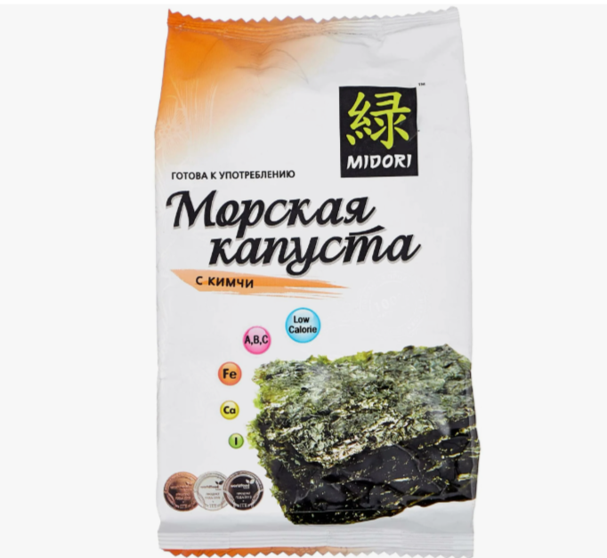 Мидори морская капуста с кимчи 5 г.