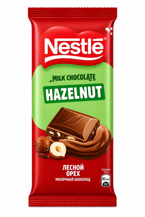 Nestle Молочный шоколад с лесным орехом 75 г