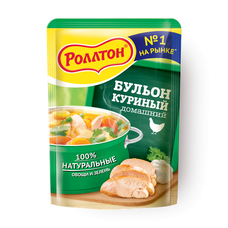 Роллтон бульон куриный домаш 90 г.