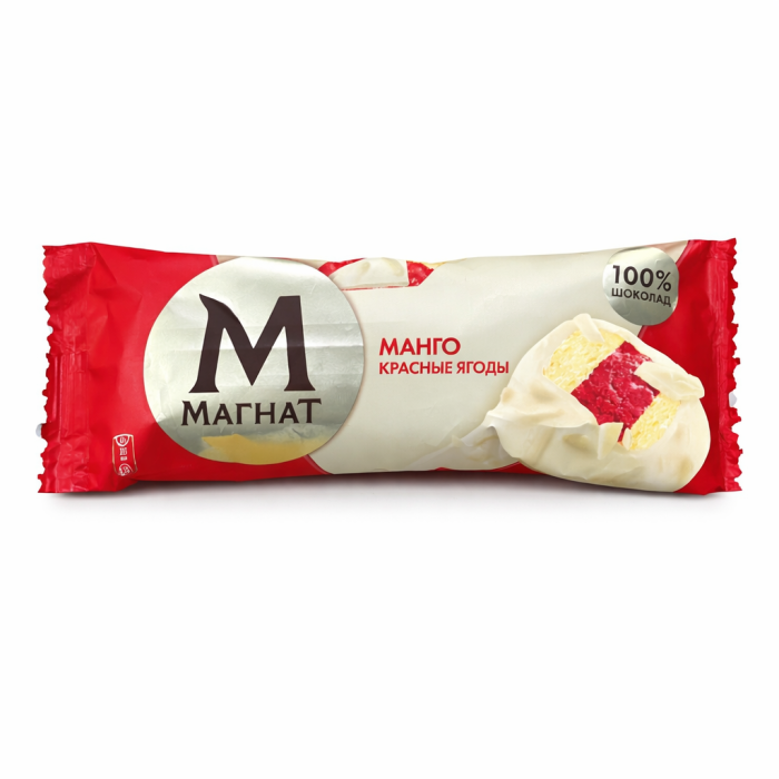Мороженое Магнат Манго-красные ягоды 70 г