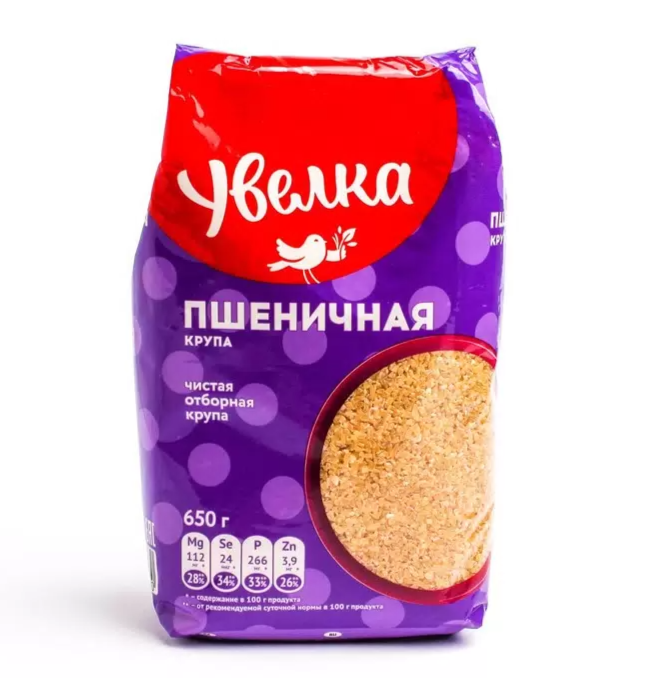 Крупа Пшеничная Увелка 650 г