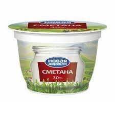 Сметана Новая Деревня 30% 200 г.