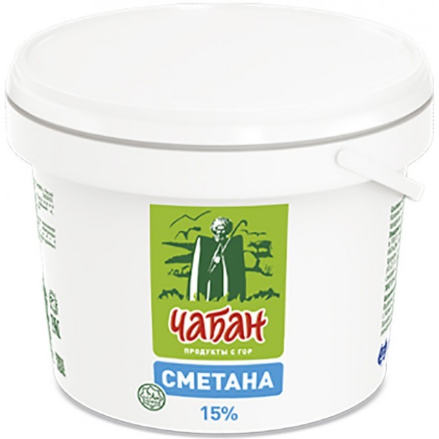 Сметана Чабан 15% 700 г