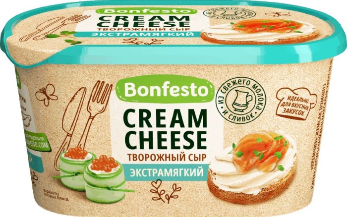 Сыр творожный Creamcheese Bonfesto 400 г