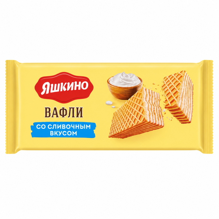 Вафли Яшкино со сливочным вкусом 300 г