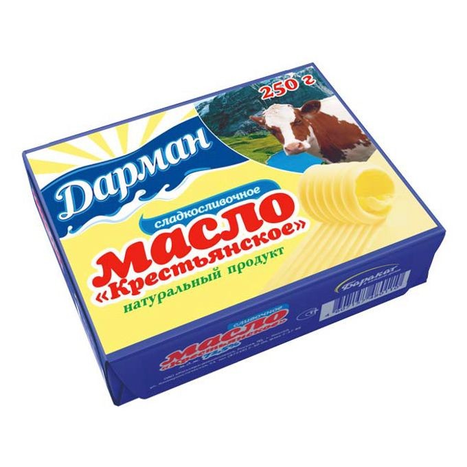Масло традиц. сладкосливочное Дарман 72,5% 200 г