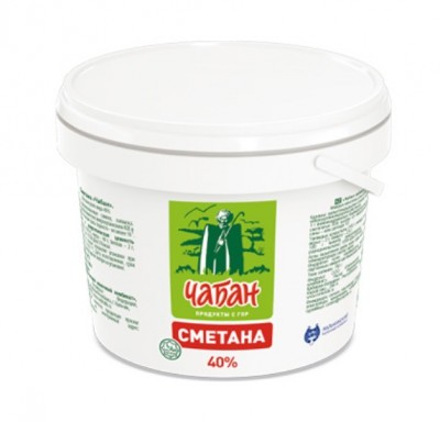 Сметана Чабан 40% 700 гр.