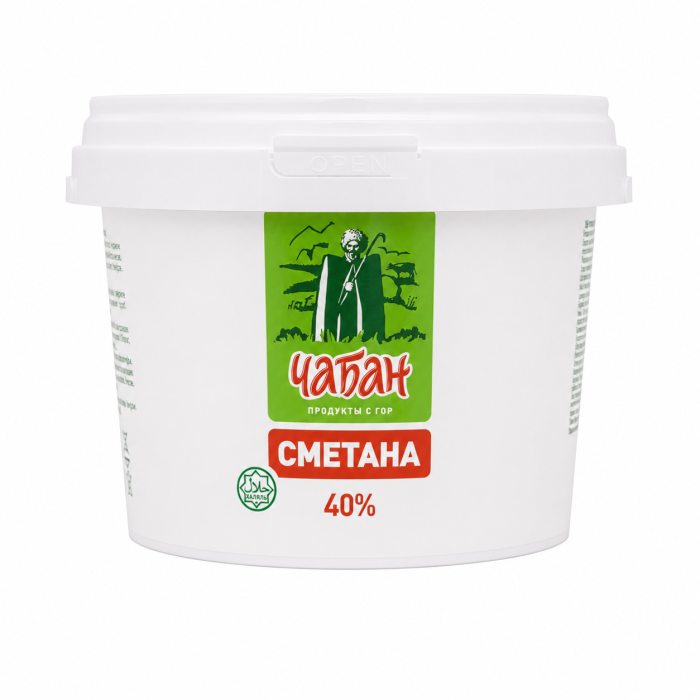 Сметана Чабан 40% 700 г