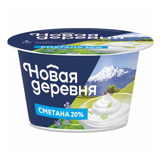 Сметана Новая Деревня 20% 200 г.